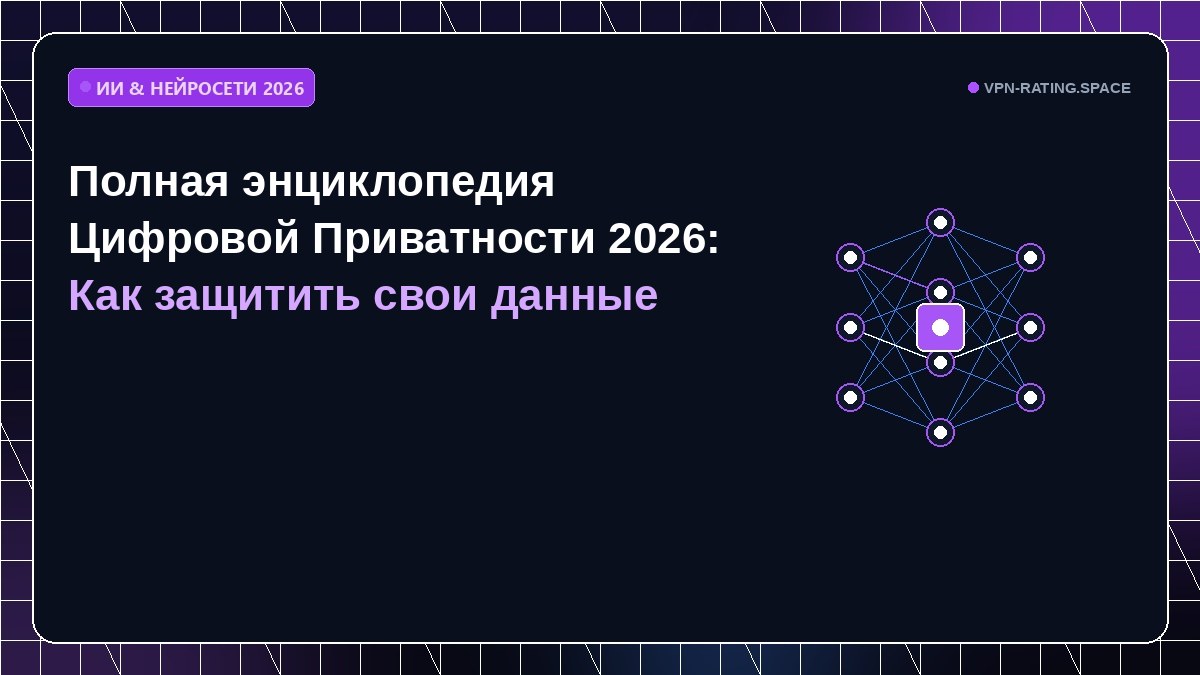 Полная энциклопедия Цифровой Приватности 2026: Как защитить свои данные