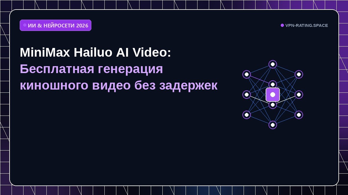 MiniMax Hailuo AI Video: Бесплатная генерация киношного видео без задержек